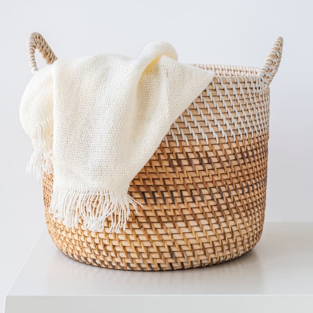 a brown basket